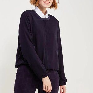 Gerry Weber Indigo Crepe Zip Jacket